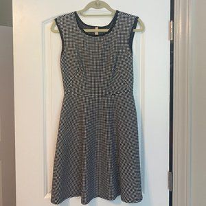 Anthropologie Bailey 44 polka dot black and white. dress Small